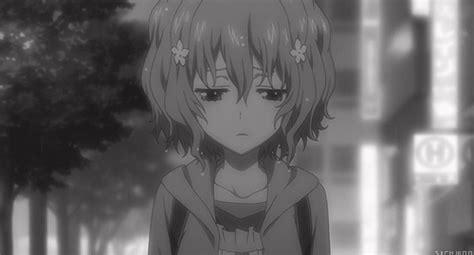 Sad Anime Girl Crying In The Rain Alone 