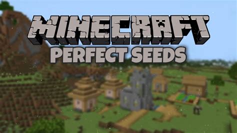 The Perfect 3 Minecraft Seeds Bedrock Edititon Youtube