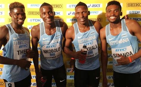 Botswana Athletes Schedule For The World Championships From The 5th
