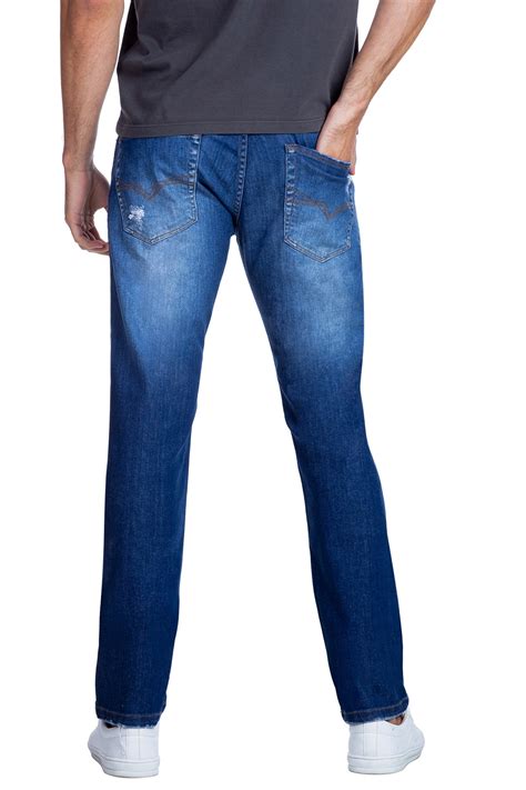 Calça Slim Straight Jeans Guess M84slmdw451