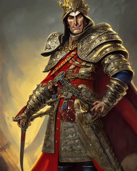A Digital Painting Of Karl Franz Prince Of Altdorf By Stable