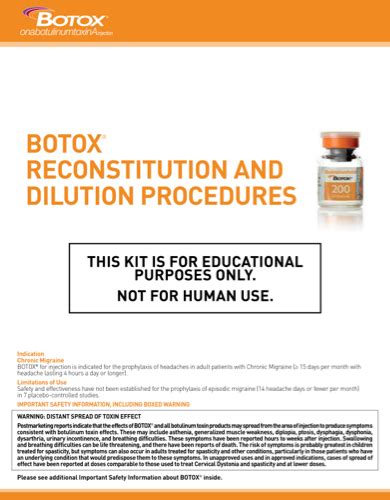 Chronic Migraine Dosing And Administration Botox One® Botox