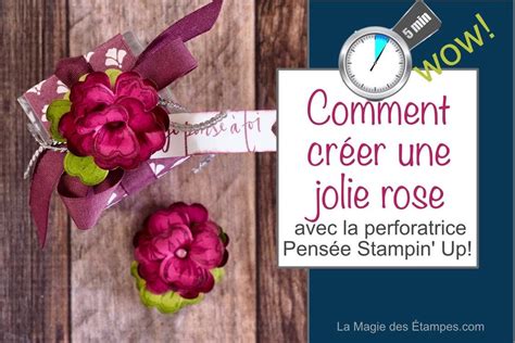 Je vous conseille de d'abord le faire avec un papier et un crayon. Comment créer une rose avec la perforatrice Pensée ...