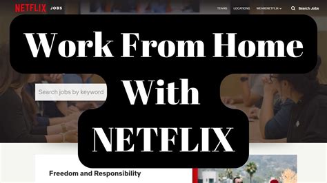 Netflix Work From Home Jobs | Online Jobs | Remote Jobs - YouTube