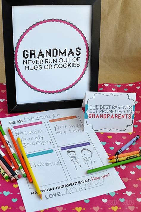 FREE Grandparents Day Printables