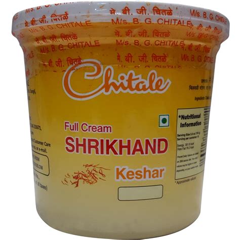 Chitale Shrikhand Keshar 1kg Box Amazon In Grocery Gourmet Foods