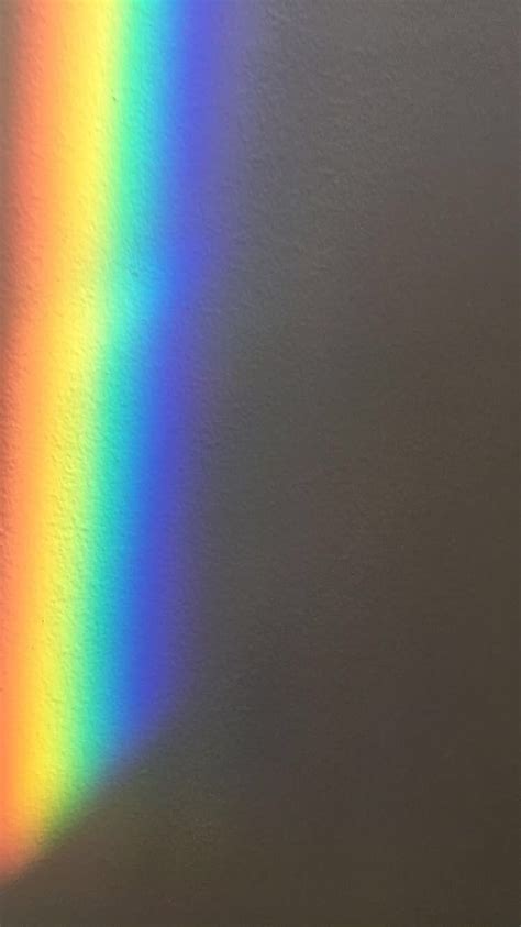 The Shadow Of A Rainbow On A Wall