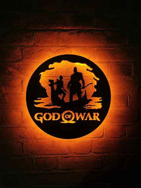 God Of War Art Home Décor Gaming Print Wall Art Video Game Etsy Uk