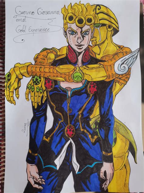 Check spelling or type a new query. I drew manga Giorno and Gold Experience. : StardustCrusaders