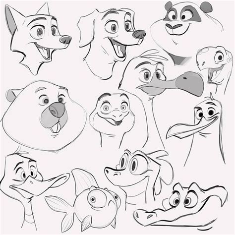 Disney Animal Drawings