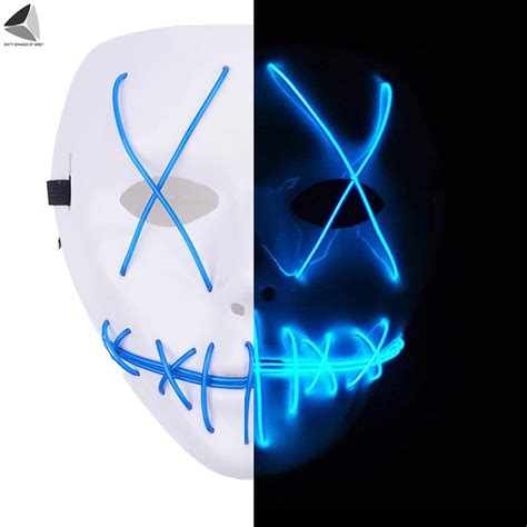 Sixtyshades Halloween Led Scary Mask Light Up The Purge Masks For Party