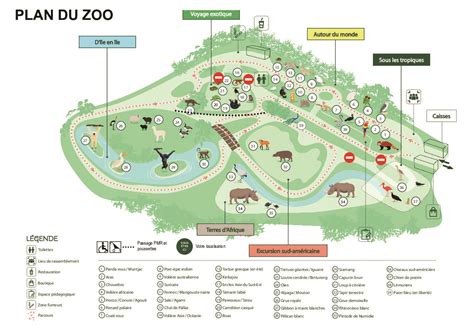 Le Plan Du Zoo Préparer Votre Visite Zoo De Lille Lillefr