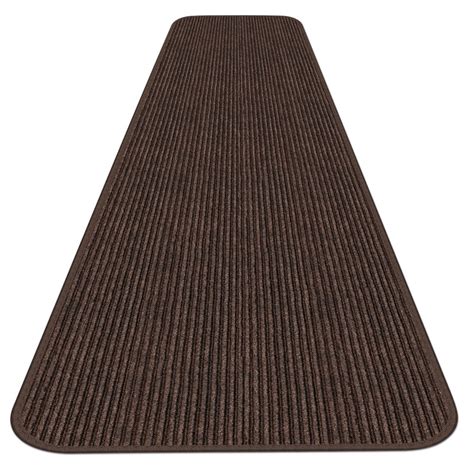 Indooroutdoor Double Ribbed Carpet Runner With Skid Resistant Rubber