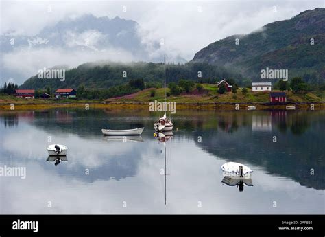 Traditionally Built Houses Are Pictured On The Islands Of Lofoten In