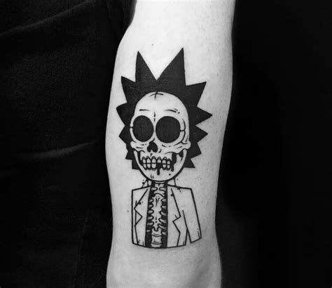 Rick Tattoo By Roy Tsour Post 29623 Rick And Morty Tattoo Ricks