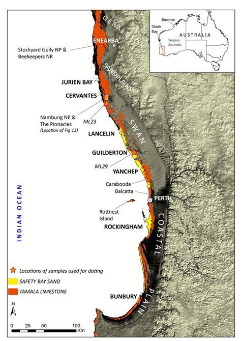 Locality Map Of Southwestern Western Australia Regions And Subregions