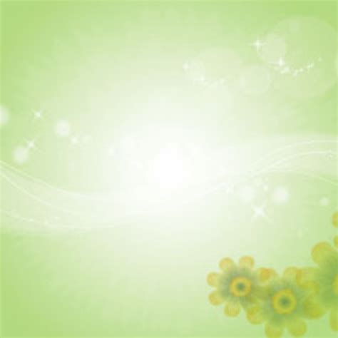 Yellow Flowers In Green Background Design Freevectors