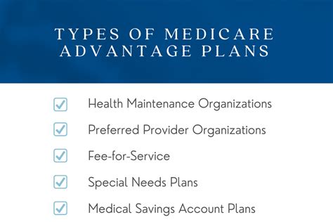 5 Types Of Medicare Advantage Plans Explained Sunflower Senior