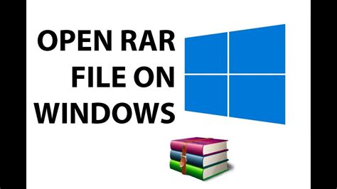 How To Open Rar File On Windows Easy Steps Youtube