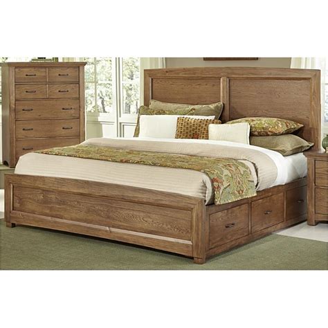 Bb63 558 St1 Vaughan Bassett Furniture Transitions Dark Oak Bed