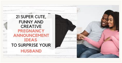 Cute Pregnancy Announcement Ideas To Surprise Your Husband