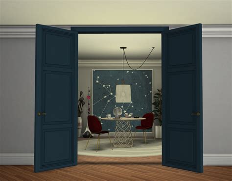 Pivoting Doors New Mesh Sims 4 Sims Sims 4 Cc Furnitu