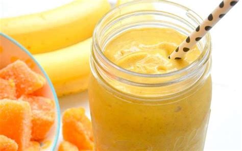 Recipe Mango Banana Ginger Smoothie Drink Me Healthy