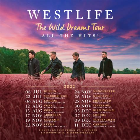 Westlife Tour 2022 London Concert In 2022