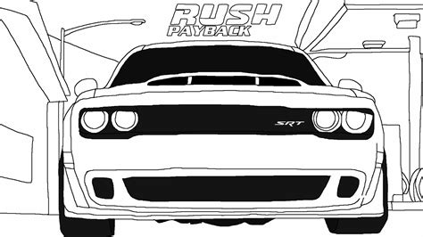 There's pretty much nothing like it on the market, except for this. RUSH Payback - Dodge Challenger SRT Demon Lineart by ...