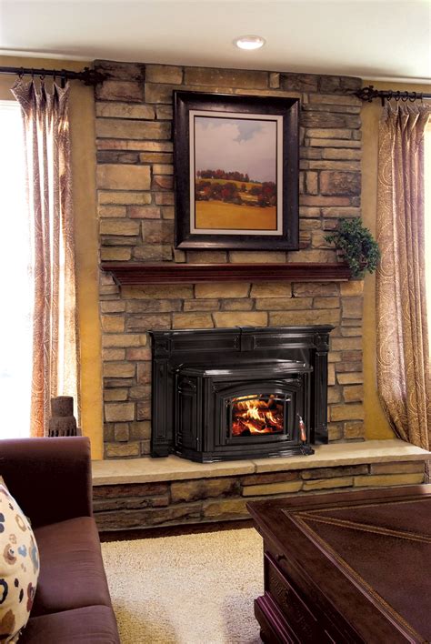 Hearth And Stone With Wood Stove In 2019 Wood Fireplace Inserts Wood
