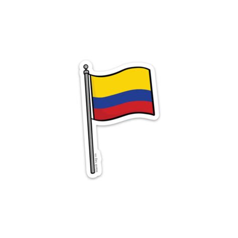 The Colombia Flag Sticker Peru Flag Colombia Flag Cool Stickers
