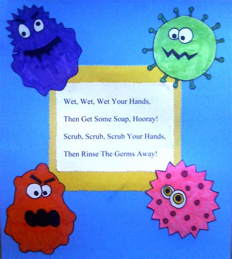 Crafts For Preschoolers Wash Those Germs Away