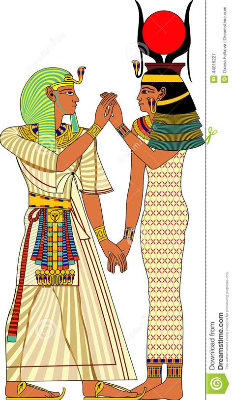 Ta reda på var de billigaste och billigaste boendealternativen är. Forntida Egypten par vektor illustrationer. Illustration ...