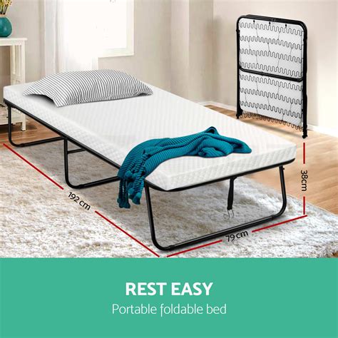 This instructables is all about building a foldable bed and i made this bed for my grandmother. ARTISS PORTABLE FOLDING Bed Foldable Single Mattress ...