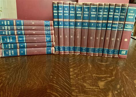 1963 World Book Encyclopedia Complete Set Including, 56% OFF