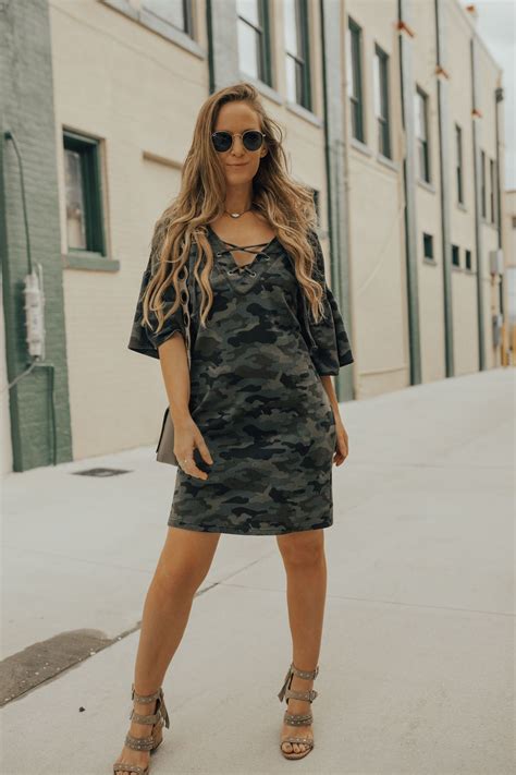 Summer Camo Dress Upbeat Soles Orlando Florida Fashion Blog