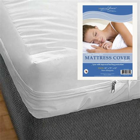 Home Pillow Protectors Zippered Bed Bug Dust Mite And Allergen Proof