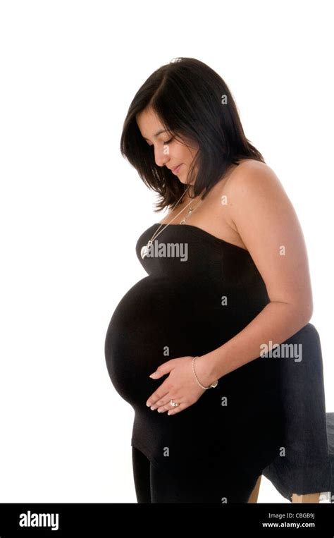 Pregnant Pregnancy Bump Bumps Babies Baby Belly Tummy Bulge Full Term Stock Photo Alamy