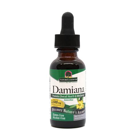 Damiana (Alcohol Free) 30ml: The Natural Dispensary