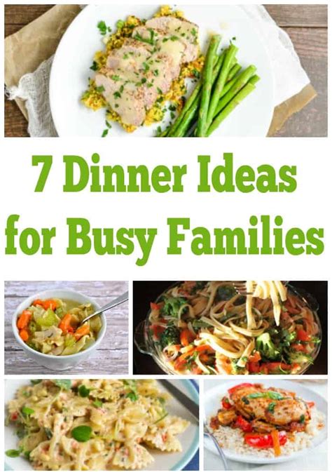 Dinner night themes based on main ingredients. 7 Weeknight Dinner Ideas For Busy Families! Weekly Meal Plan - Week 18 - Must Have Mom