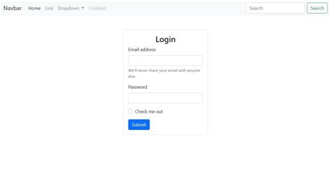 Responsive Login Form Using Bootstrap With Navbar Bootstrap Youtube