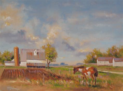 Farm Scenery Paintings Barn And Farm Paintings And Midwest Landscapes