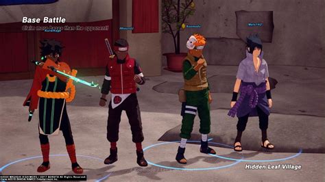 Naruto To Boruto Shinobi Striker Base Battle Healer Build Youtube