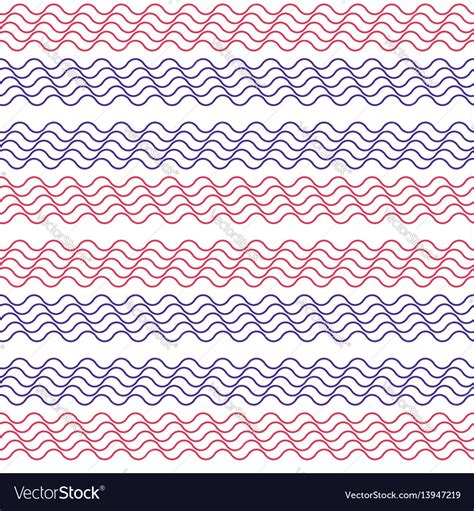 Seamless Wavy Stripes Pattern Royalty Free Vector Image