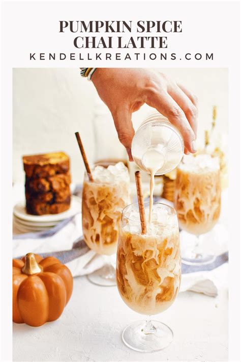 this iced pumpkin spice chai tea latte is the perfect tastes of fall in a glass sweet and spicy
