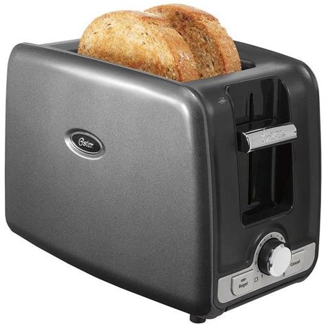 Oster 2 Slice Toaster With Retractable Cord Black Purple Kitchen