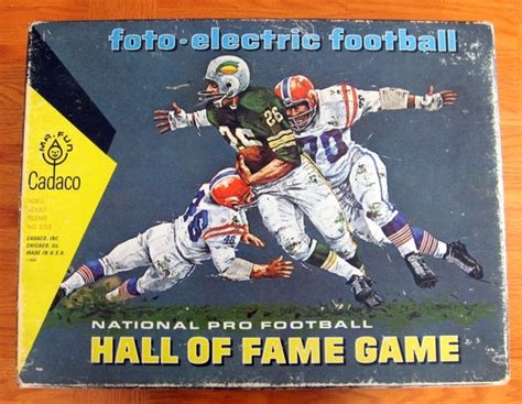 1964 Foto Electric Football Board Game Pro Football Hall Of