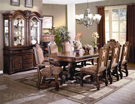 Shop the finest dining room furniture from the comfort of your home. Neo Renaissance Formal Dining Room Furniture Set with ...