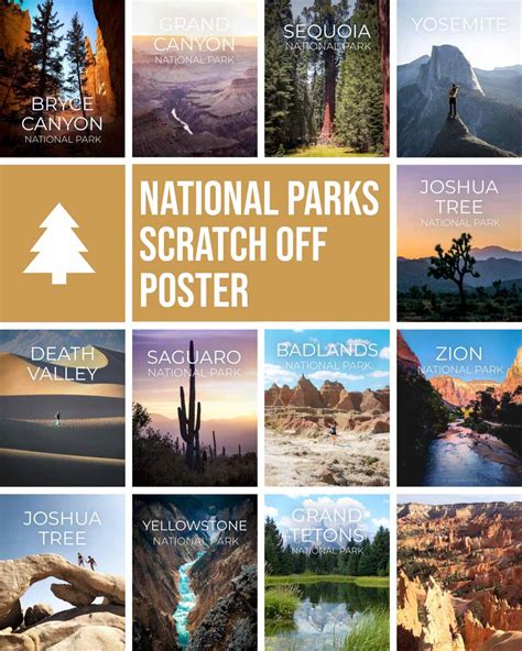 20 Best National Park Scratch Off Maps And Poster Push Pin Maps 2023