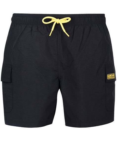 Mens Barbour International Cargo Swim Shorts